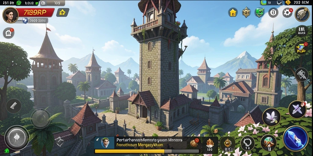 Tampilan gameplay seru dalam 789RP yang penuh strategi Tower Defense.