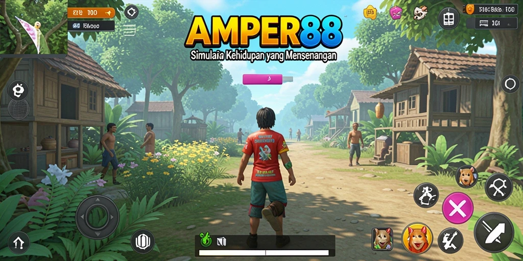 Tampilan gameplay AMPER88 yang realistis dan interaktif.
