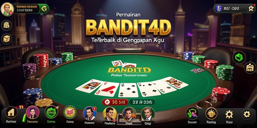 Tampilan gameplay seru dan mendebarkan di BANDIT4D.