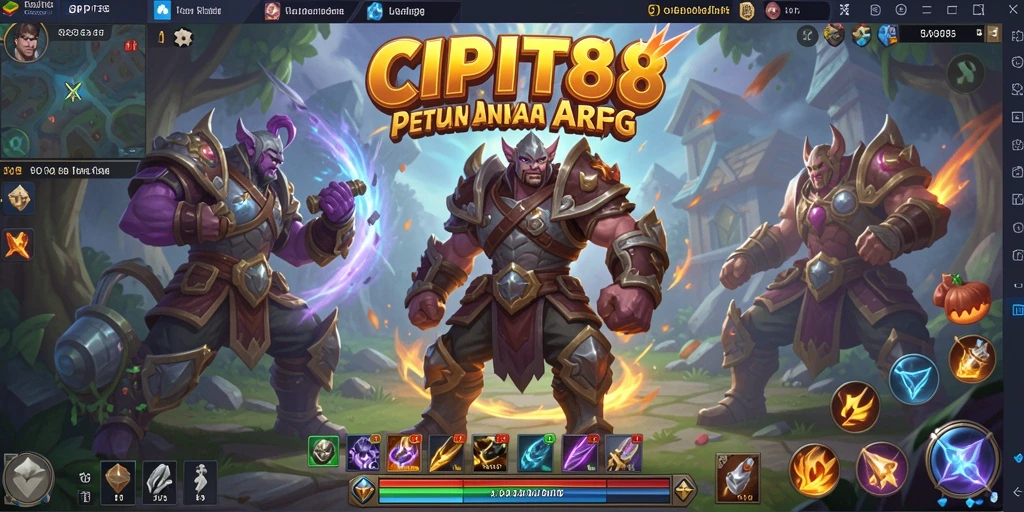 Gameplay seru dengan aksi pertarungan yang dinamis di CIPIT88.