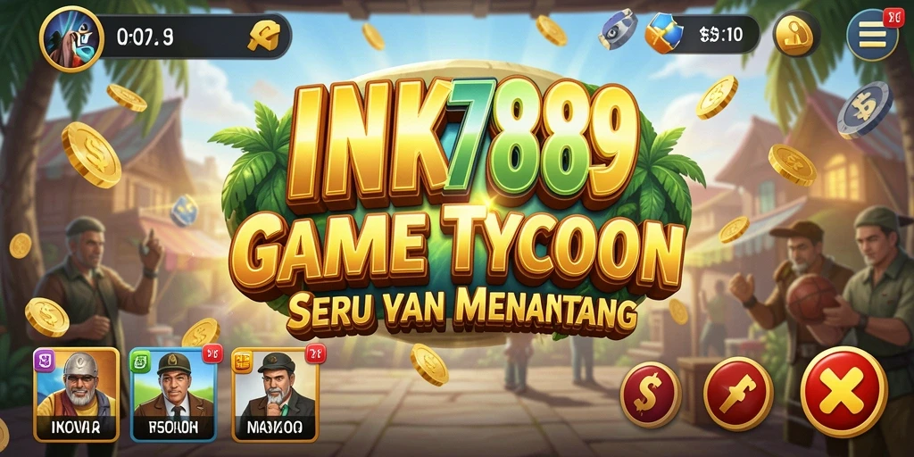 Tampilan gameplay Tycoon INK789 yang mendebarkan.