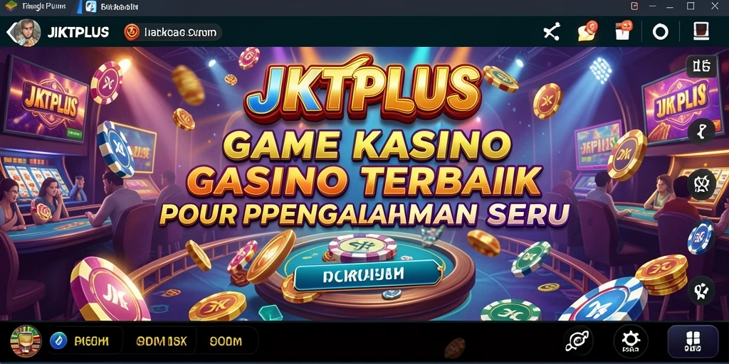 Screenshot gameplay JKTPLUS menampilkan keseruan permainan Kasino.
