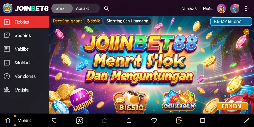 Gameplay menarik dari slot di JOINBET88 dengan efek visual yang memikat.