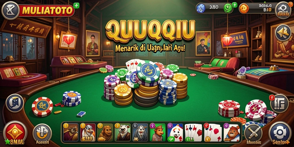 Tampilan gameplay seru dari MULIATOTO QiuQiu.