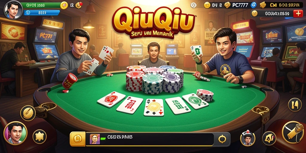 Tampilan gameplay QiuQiu yang menarik dan mengasyikkan.