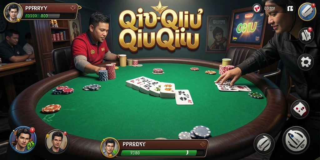 Screenshot utama PPRRYY yang menampilkan gameplay QiuQiu yang seru.