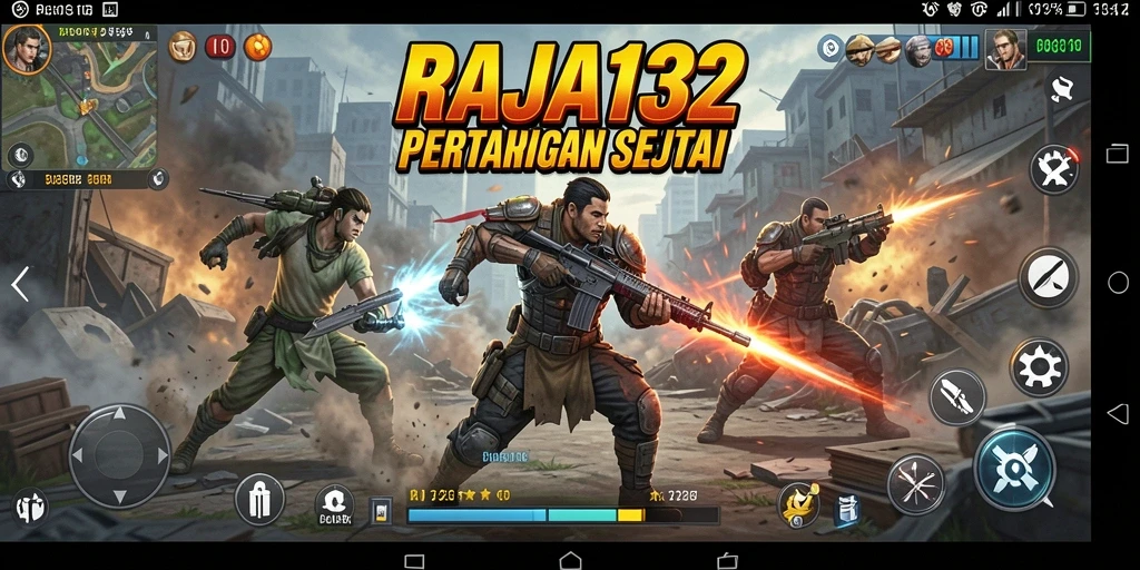 Tampilan gameplay RAJA132 yang mendebarkan saat pertarungan berlangsung.