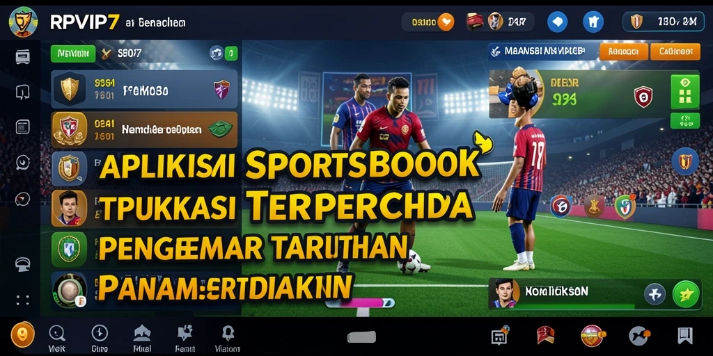 Tampilan gameplay RPVIP7 yang menampilkan berbagai opsi taruhan olahraga.
