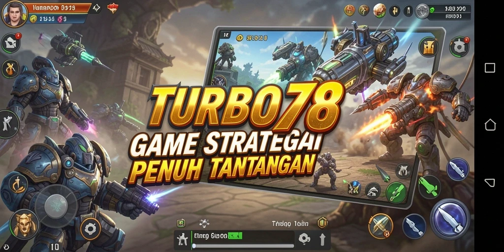 Tampak depan gameplay menantang dari TURBO78 dengan banyak strategi.